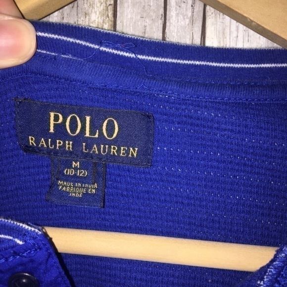 Kids Polo Ralph Lauren Blue Striped Sweater - Picture 5 of 5